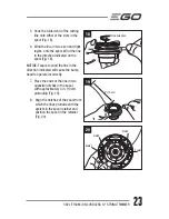 Preview for 23 page of EGO POWER+ ST1200 Operating Manual