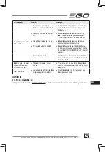 Предварительный просмотр 125 страницы EGO Power+ ST1301E-S Operator'S Manual