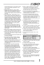 Предварительный просмотр 7 страницы EGO Power+ ST1302E Operator'S Manual