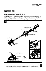 Предварительный просмотр 11 страницы EGO POWER+ ST1510T Operator'S Manual