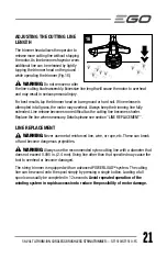 Предварительный просмотр 21 страницы EGO POWER+ ST1510T Operator'S Manual