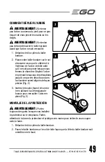 Preview for 49 page of EGO POWER+ ST1510T Operator'S Manual