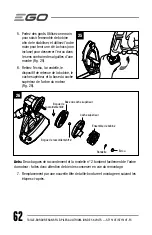 Preview for 62 page of EGO POWER+ ST1510T Operator'S Manual