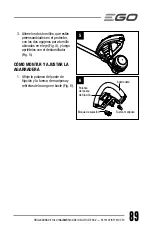 Preview for 89 page of EGO POWER+ ST1510T Operator'S Manual