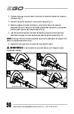 Preview for 90 page of EGO POWER+ ST1510T Operator'S Manual