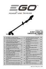 EGO Power+ ST1511E Operator'S Manual предпросмотр