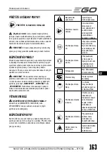 Предварительный просмотр 163 страницы EGO Power+ ST1511E Operator'S Manual