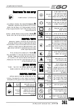 Предварительный просмотр 361 страницы EGO Power+ ST1511E Operator'S Manual