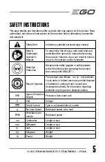 Preview for 5 page of EGO Power+ STX3800 Operator'S Manual