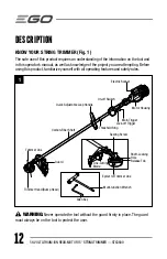 Предварительный просмотр 12 страницы EGO Power+ STX3800 Operator'S Manual