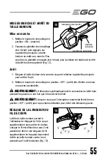 Preview for 55 page of EGO Power+ STX3800 Operator'S Manual