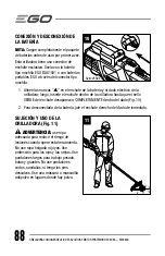 Preview for 88 page of EGO Power+ STX3800 Operator'S Manual