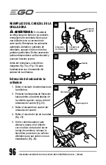 Предварительный просмотр 96 страницы EGO Power+ STX3800 Operator'S Manual