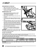 Preview for 52 page of EGO Power+ ZT4200L Operator'S Manual