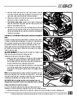 Предварительный просмотр 103 страницы EGO Power+ ZT4200L Operator'S Manual