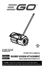Preview for 1 page of EGO RBA2100 Operator'S Manual