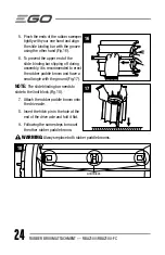 Предварительный просмотр 24 страницы EGO RBA2100 Operator'S Manual