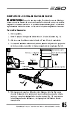 Предварительный просмотр 85 страницы EGO RBA2100 Operator'S Manual