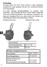 Preview for 6 page of EGO Smart Heater Assembly And User'S Manual