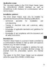 Preview for 15 page of EGO Smart Heater Assembly And User'S Manual