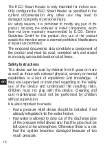 Preview for 16 page of EGO Smart Heater Assembly And User'S Manual