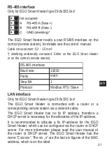 Preview for 21 page of EGO Smart Heater Assembly And User'S Manual