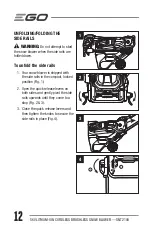 Предварительный просмотр 12 страницы EGO SNT2100 Operator'S Manual