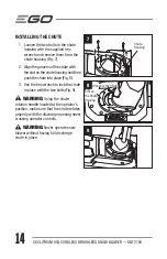 Предварительный просмотр 14 страницы EGO SNT2100 Operator'S Manual
