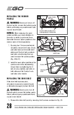 Preview for 28 page of EGO SNT2100 Operator'S Manual