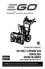 EGO SNT2400 Operator'S Manual preview