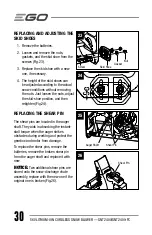 Preview for 30 page of EGO SNT2400 Operator'S Manual