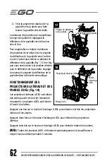 Предварительный просмотр 62 страницы EGO SNT2400 Operator'S Manual