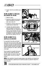 Preview for 70 page of EGO SNT2400 Operator'S Manual