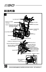 Предварительный просмотр 90 страницы EGO SNT2400 Operator'S Manual