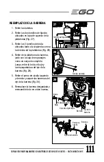 Предварительный просмотр 111 страницы EGO SNT2400 Operator'S Manual