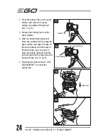 Preview for 24 page of EGO ST1500F Operator'S Manual