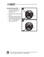 Предварительный просмотр 26 страницы EGO ST1500F Operator'S Manual