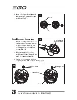 Предварительный просмотр 28 страницы EGO ST1500F Operator'S Manual