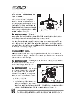 Preview for 56 page of EGO ST1500F Operator'S Manual