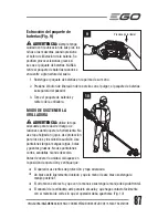Preview for 87 page of EGO ST1500F Operator'S Manual