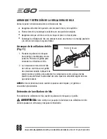 Preview for 88 page of EGO ST1500F Operator'S Manual