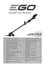 Preview for 1 page of EGO ST1510E Operator'S Manual