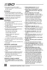 Предварительный просмотр 80 страницы EGO ST1510E Operator'S Manual