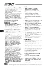 Предварительный просмотр 160 страницы EGO ST1510E Operator'S Manual