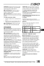 Предварительный просмотр 165 страницы EGO ST1510E Operator'S Manual