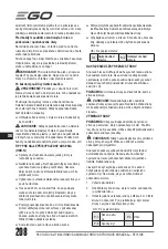 Предварительный просмотр 208 страницы EGO ST1510E Operator'S Manual