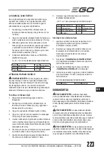 Предварительный просмотр 223 страницы EGO ST1510E Operator'S Manual