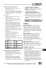 Предварительный просмотр 293 страницы EGO ST1510E Operator'S Manual