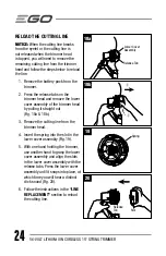 Предварительный просмотр 24 страницы EGO ST1520 Operator'S Manual