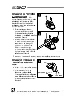 Preview for 52 page of EGO ST1530 Operator'S Manual